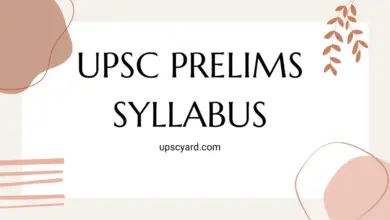 UPSC PRELIMS SYLLABUS