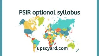 PSIR Optional Syllabus