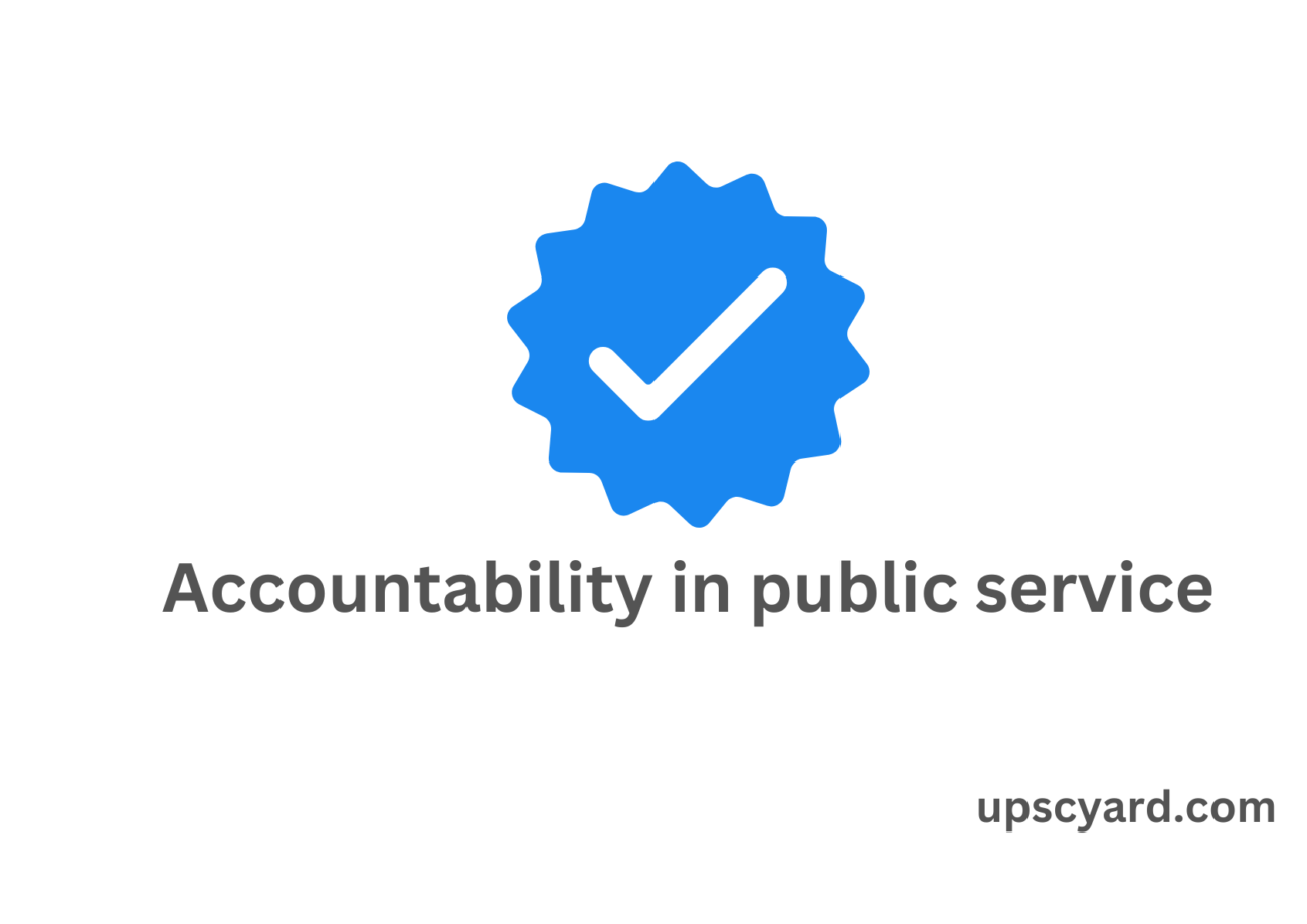 Accountability in public service