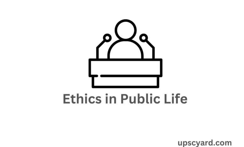 Ethics in Public Life