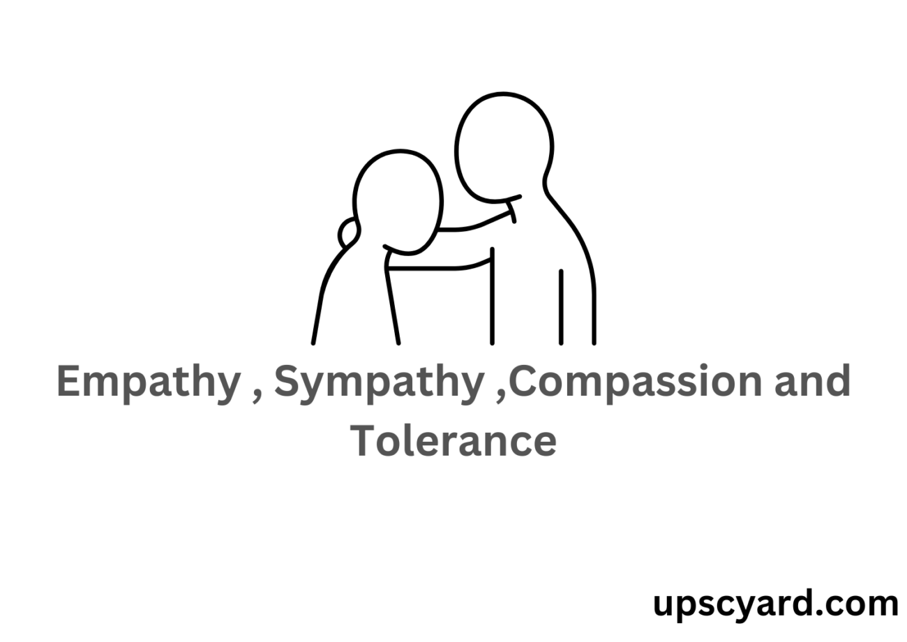 Empathy , Sympathy ,Compassion and Tolerance