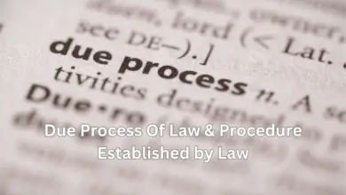 Due Process Of Law