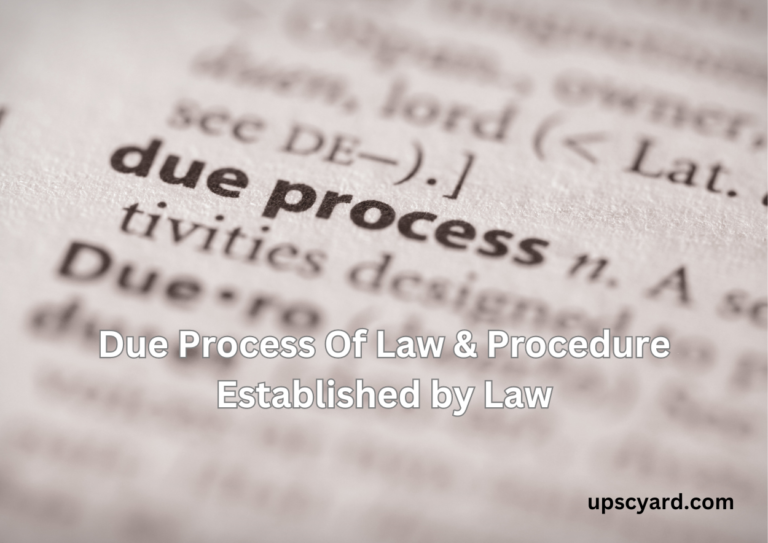 Due Process Of Law