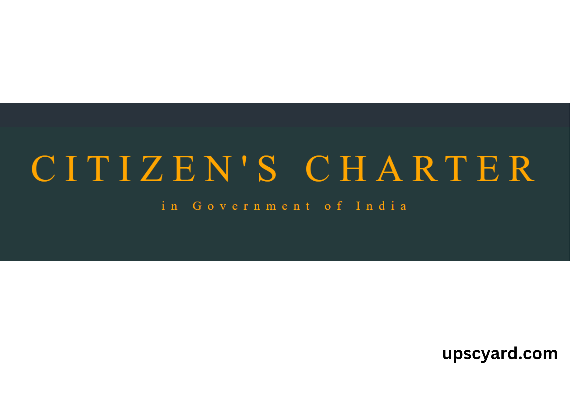 Citizen's Charters