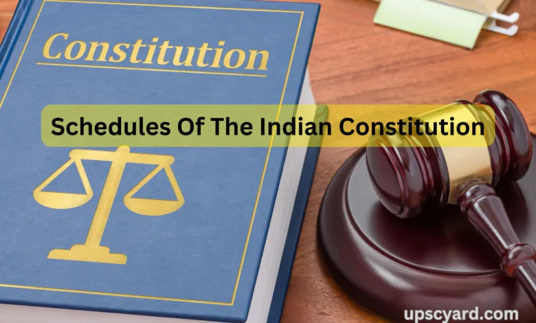 Schedules Of The Indian Constitution