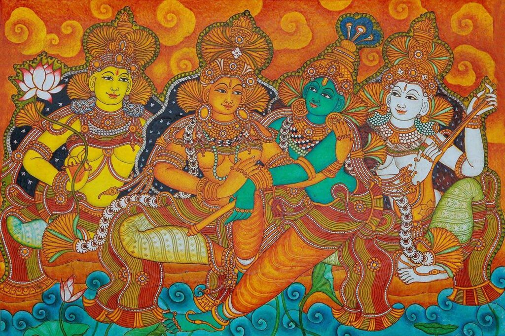 Kerala mural painting 